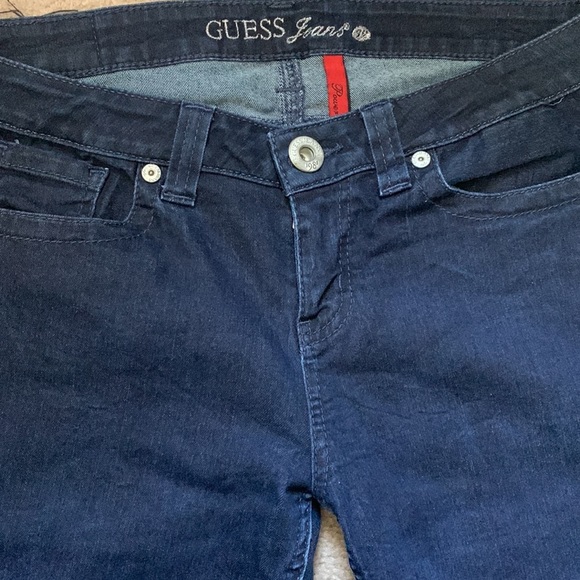 Guess Los Angeles 1981 dark wash stretchy power skinny jeans - Picture 3 of 5